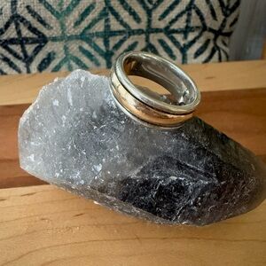 James Avery 14k & Sterling Wedding Band